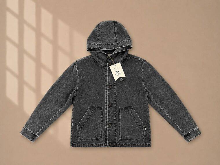PARKA JACKET MARBLED WASH